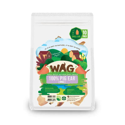 Wag Pig Ear Small 10 Pack Wag