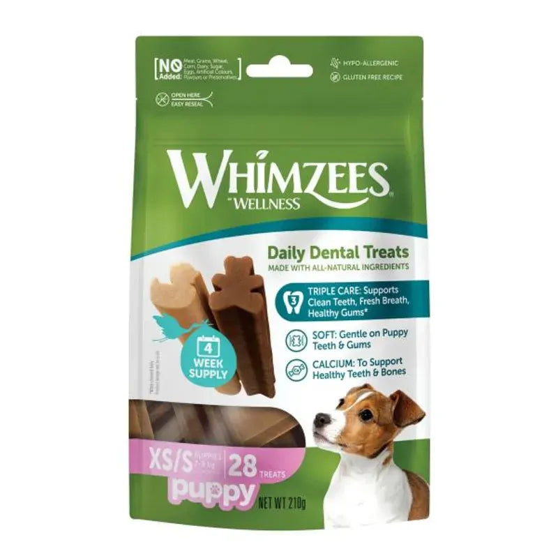 Whimzees Puppy Xs/S Breed Value Bag (28 Pack) Whimzees