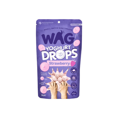 Wag Yoghurt Drops Strawberry Pouch Wag