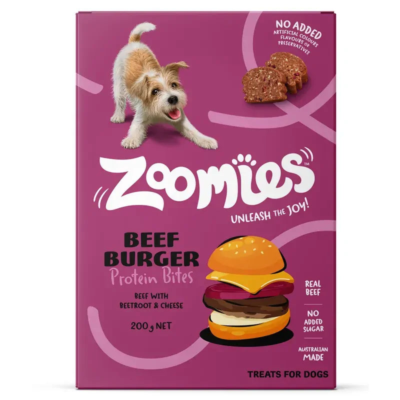 Zoomies Burger Beef 200G Zoomies