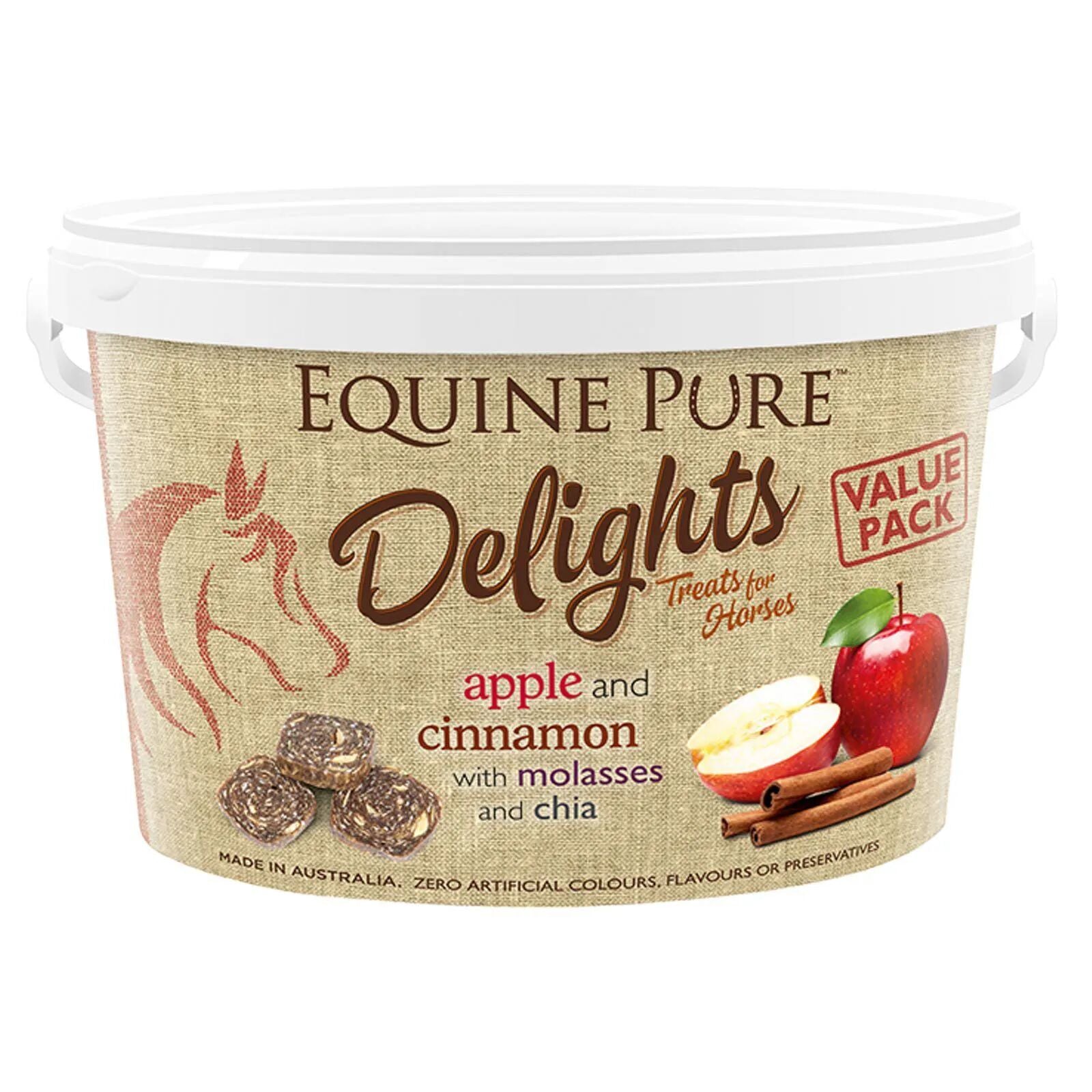 EQUINE PURE DELIGHTS APPLE & CINNAMON 2KG 