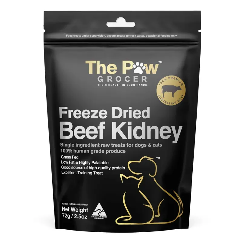 The Paw Grocer Black Label Freeze Dried Beef Kidney 72G 