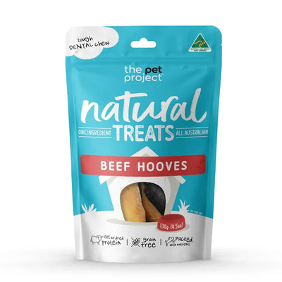 The Pet Project Beef Hooves 130G The Pet Project