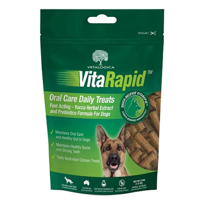 Vitarapid Oral Care Daily Treats For Dogs 210G Vitarapid