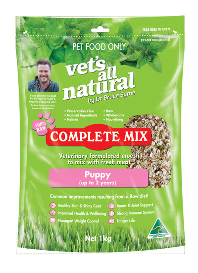 Vets All Natural Complete Mix 1Kg Puppy Vets All Natural