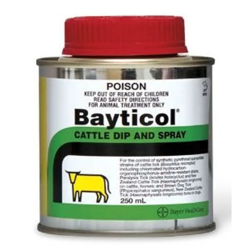 Bayer Bayticol Cattle Dip And Spray 250Ml*Spec Ord Bayer