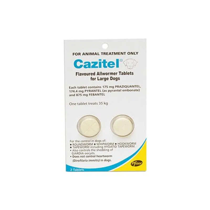 Cazitel 35Kg X 2 Tabs Cazitel
