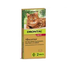 Drontal Cat Ellipsoid 6Kg 6X8 Tabs Drontal