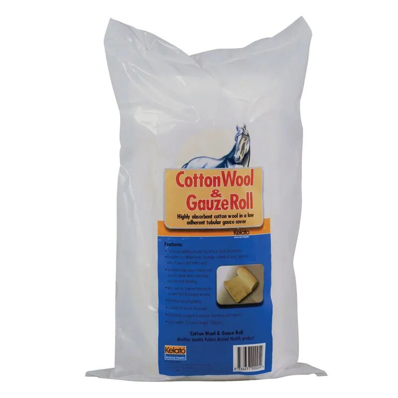 Kelato Cotton Wool & Gauze Roll 30Cm X 3.3M 
