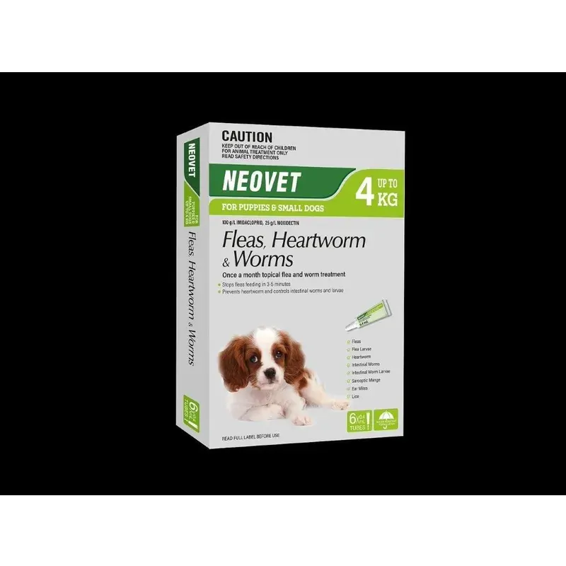 Neovet  For Puppies & Small Dogs (Up To 4Kg) 6 Pack 
