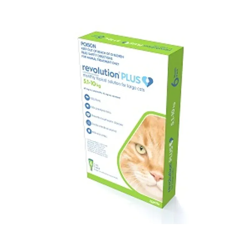 Revolution Cat Plus Large Cat 6Pk 5-10Kg Revolution