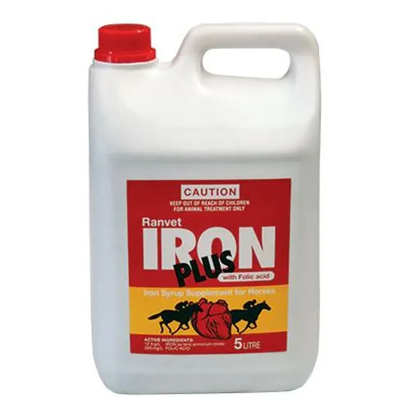 Ranvet Iron Plus With Folactic Acid 5L 