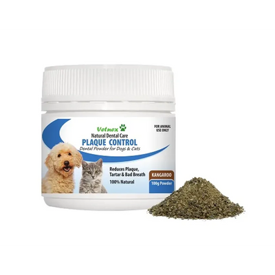Vetnex Plaque Control Powder Kangaroo For Dog & Cat 100G Vetnex