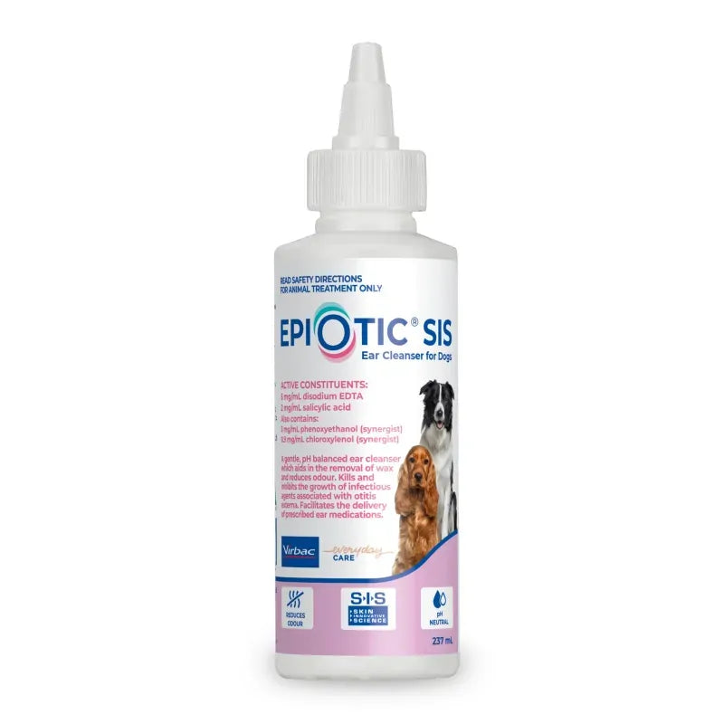 Virbac Epiotic Sis Ear Cleanser For Dogs 237Ml Virbac