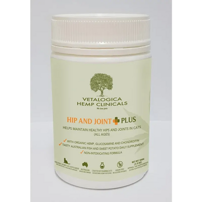 Vetalogica Hemp Clinicals Hip And Joint Plus Cat Supp 100G Vetalogica