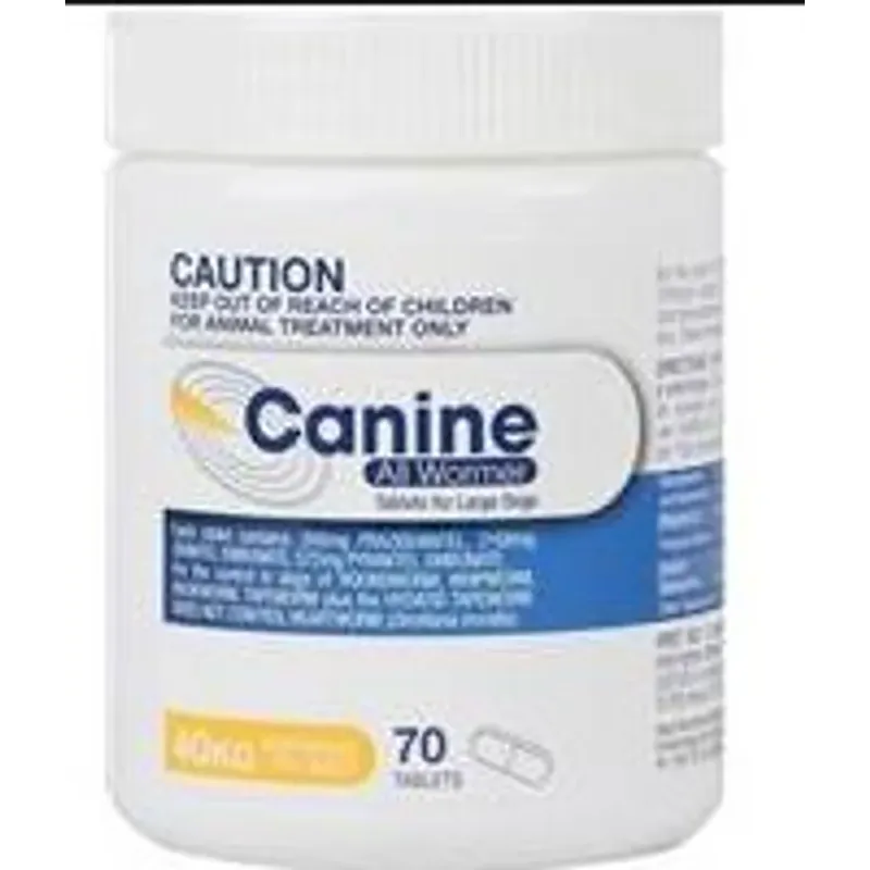 Value Plus Canine All Wormer 40Kg 70S (Yellow) Value Plus