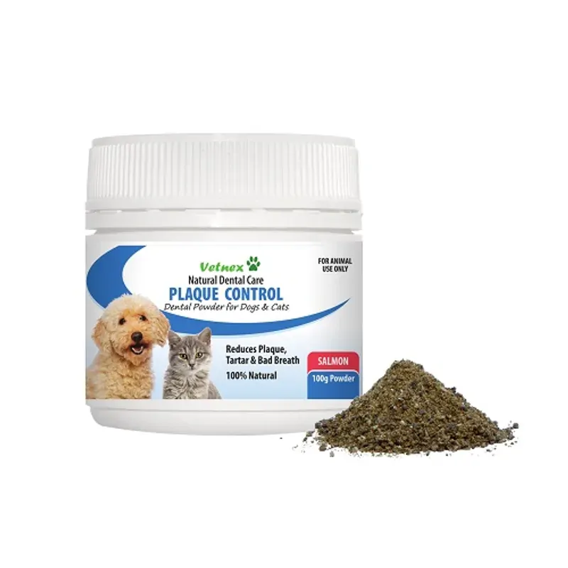 Vetnex Plaque Control Powder Salmon For Dog & Cat 100G Vetnex