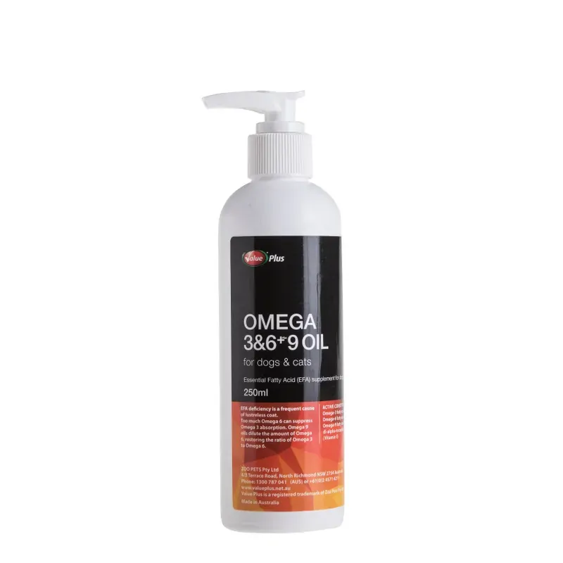 Value Plus Omega 3+6+9 Oil 250Ml Pump Value Plus
