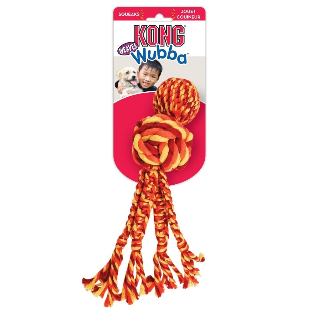 KONG Wubba Weaves With Rope X-Large Kong