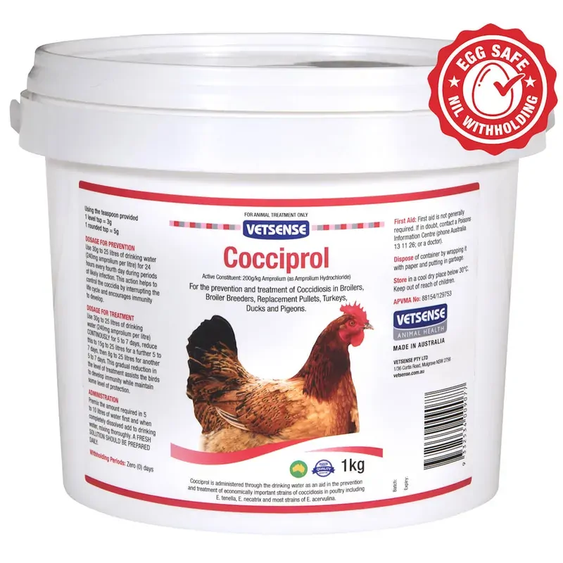 Vetsense Cocciprol 1Kg Vetsense