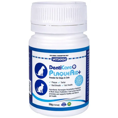 Vetsense Denticare Plaqueaid+ 50G Vetsense