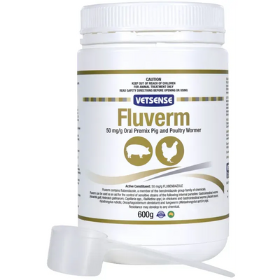 Vetsense Fluverm Pig & Poultry Wormer 600G Vetsense