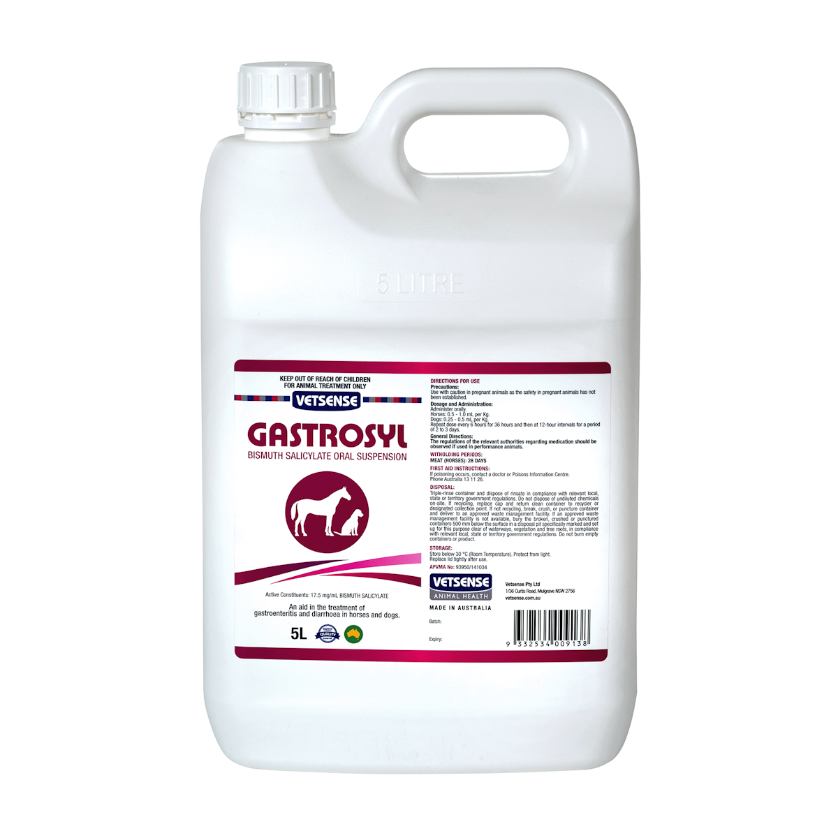 Vetsense Gastrosyl 5L Vetsense