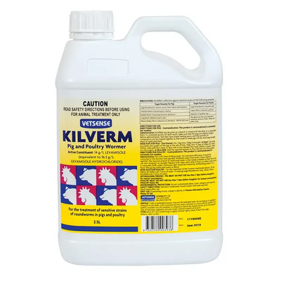 Vetsense Kilverm Pig & Poultry 2.5L Vetsense
