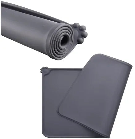 All Fur You Silicone Pet Feeding Mat Grey All Fur You