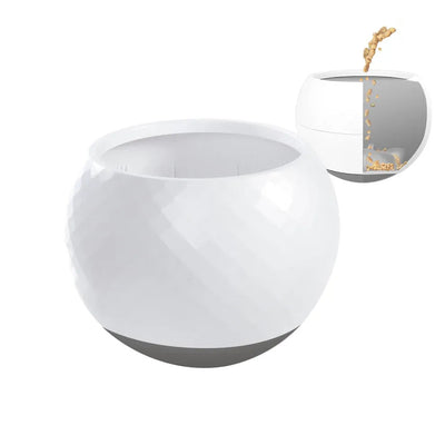 All Fur You Wobbler Slow Feeder Bowl Grey All Fur You