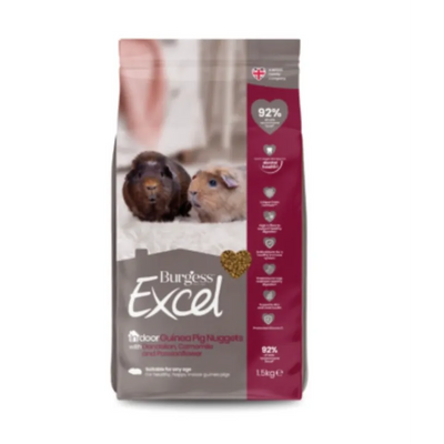 Burgess Excel Indoor Guinea Pig Nuggets 1.5Kg Burgess Excel