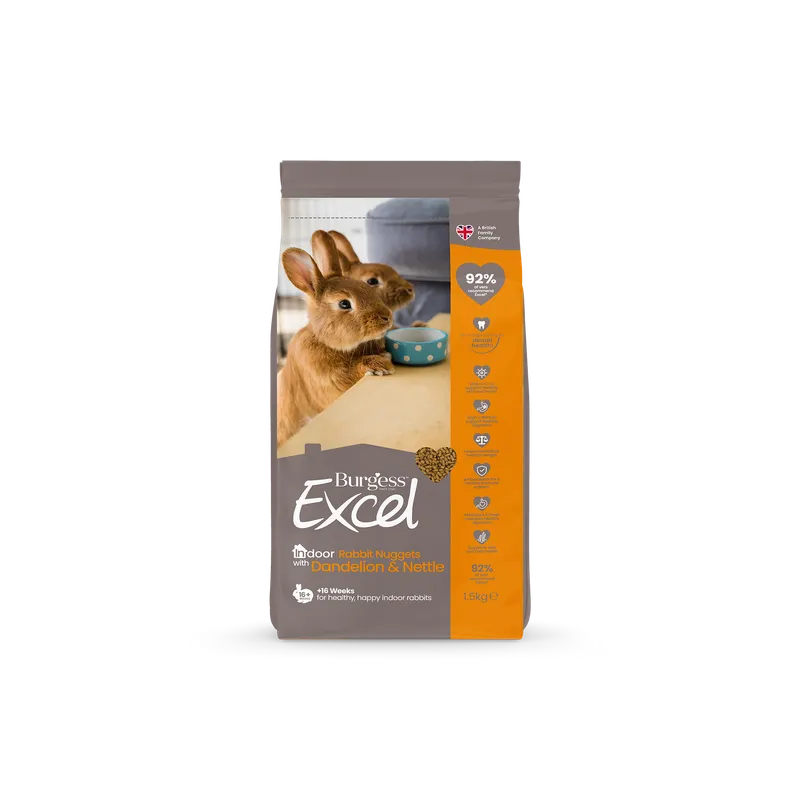 Burgess Excel Indoor Rabbit Nuggets 10Kg Burgess Excel