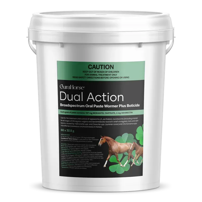 Curahorse Dual Action Wormer Bucket (60) Curahorse