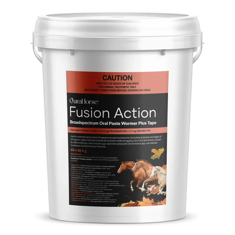 Curahorse Fusion Action Wormer Bucket (60) Curahorse