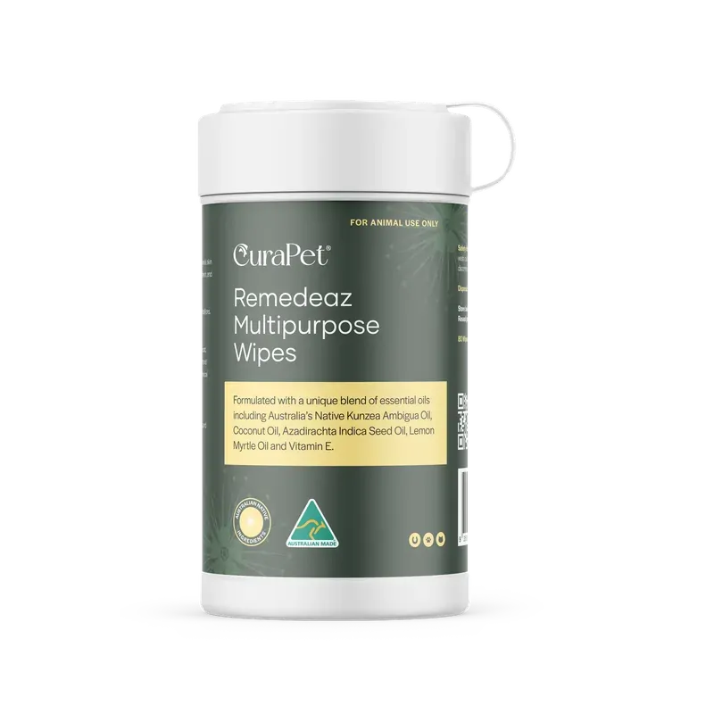 Curapet Remedeaz Multipurpose Wipes - 80 Curapet