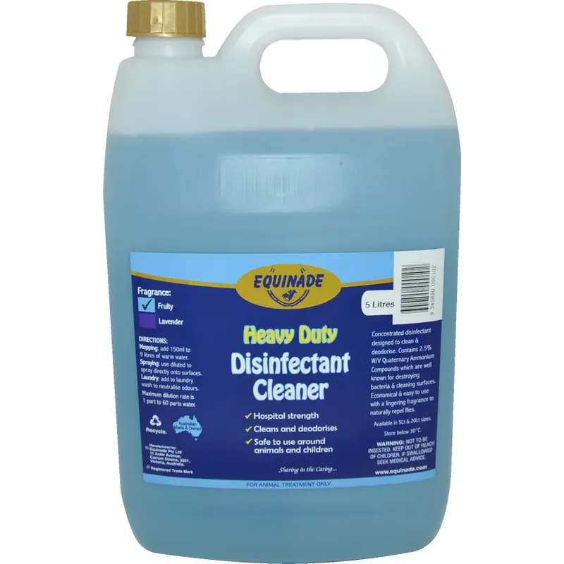 Equinade Heavy Duty Disinfectant Cleaner Fruity 5L 