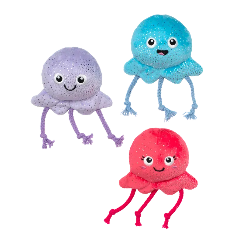 Fringe Studio Too Tentacool 3Pc Small Dog Toy Set 