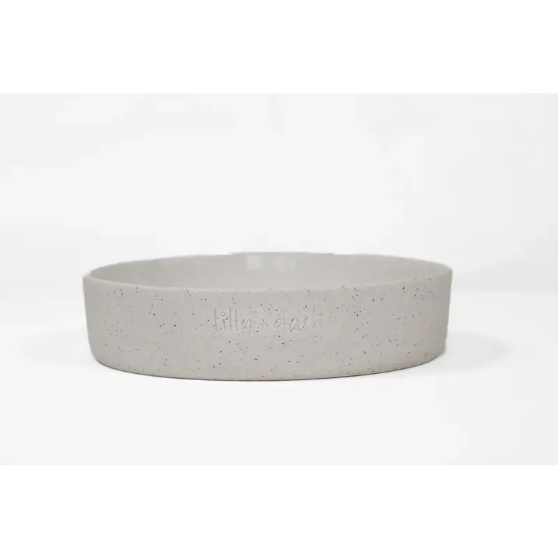 Lilly + Dash Cat Bowl Milk Speckle 265Ml 