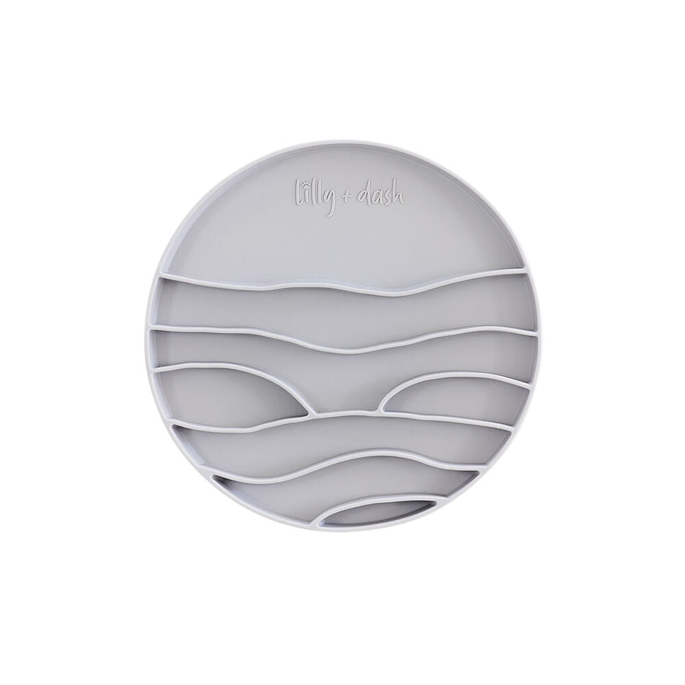 Lilly + Dash Lick Mat Insert For Large Pet Bowl Slate 