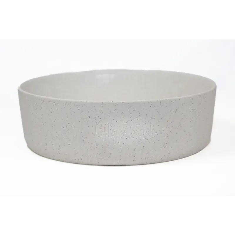 Lilly + Dash Pet Bowl Milk Speckle 1L 