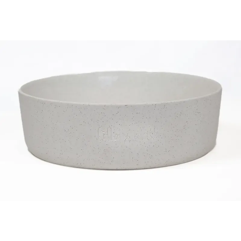 Lilly + Dash Pet Bowl Milk Speckle Large 1.75L 