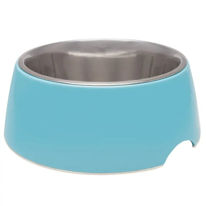 Loving Pets Retro Bowl Electric Blue Medium 