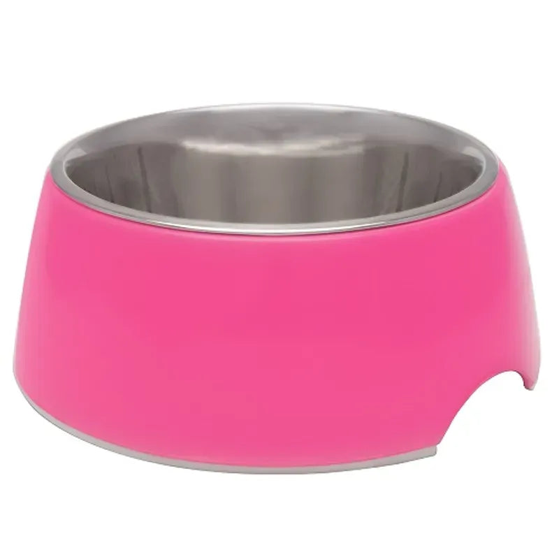 Loving Pets Retro Bowl Hot Pink Medium 