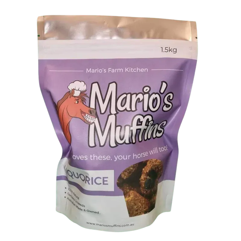 Mario'S Muffins Liquorice 1.5Kg 