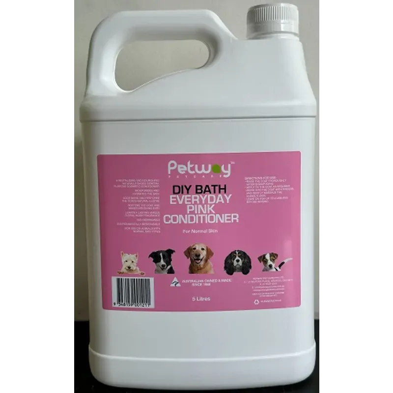Petway Petcare Do It Yourself Bath Pink Conditioner 5L 