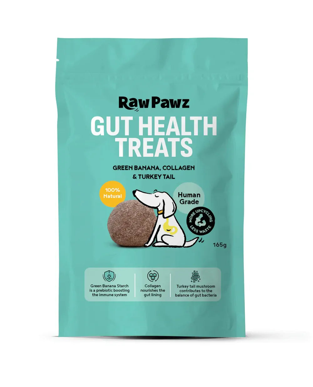 Raw Pawz Gut Health Treats 165G 