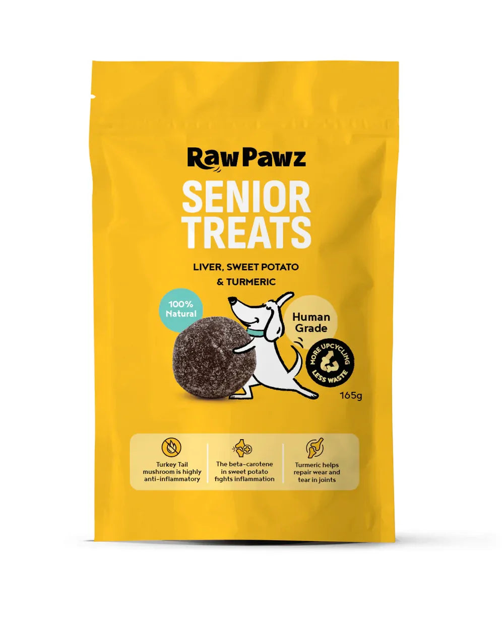 Raw Pawz Hip And Joint Senior Treats 165G 