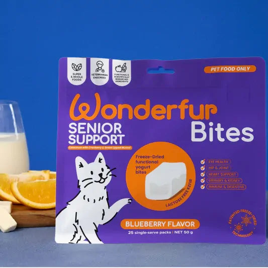 Wonderfur Cat Bites Senior Support 50G Wonderfur