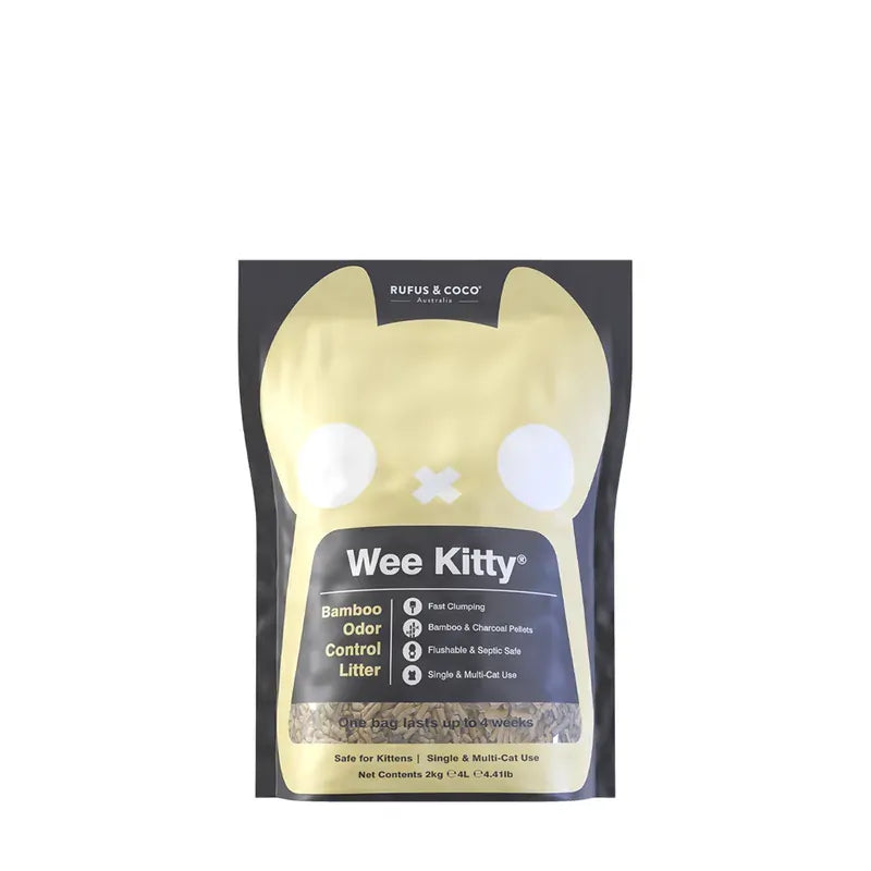 Wee Kitty Bamboo Odor Control Litter 2Kg Wee Kitty
