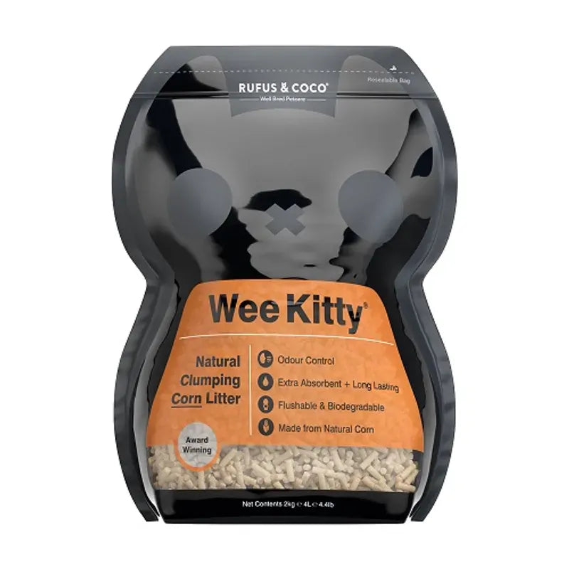 Wee Kitty Clumping Corn Litter 2Kg Wee Kitty